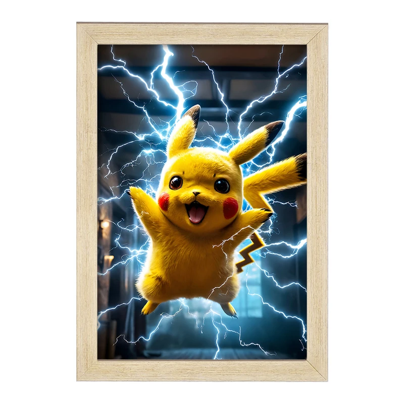 تابلو خندالو مدل انیمه پوکمون (pokemon) کد F5587