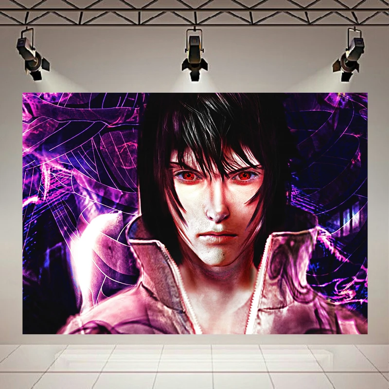 تابلو بوم طرح انیمه مدل ناروتو Uchiha Sasuke کد AR2131