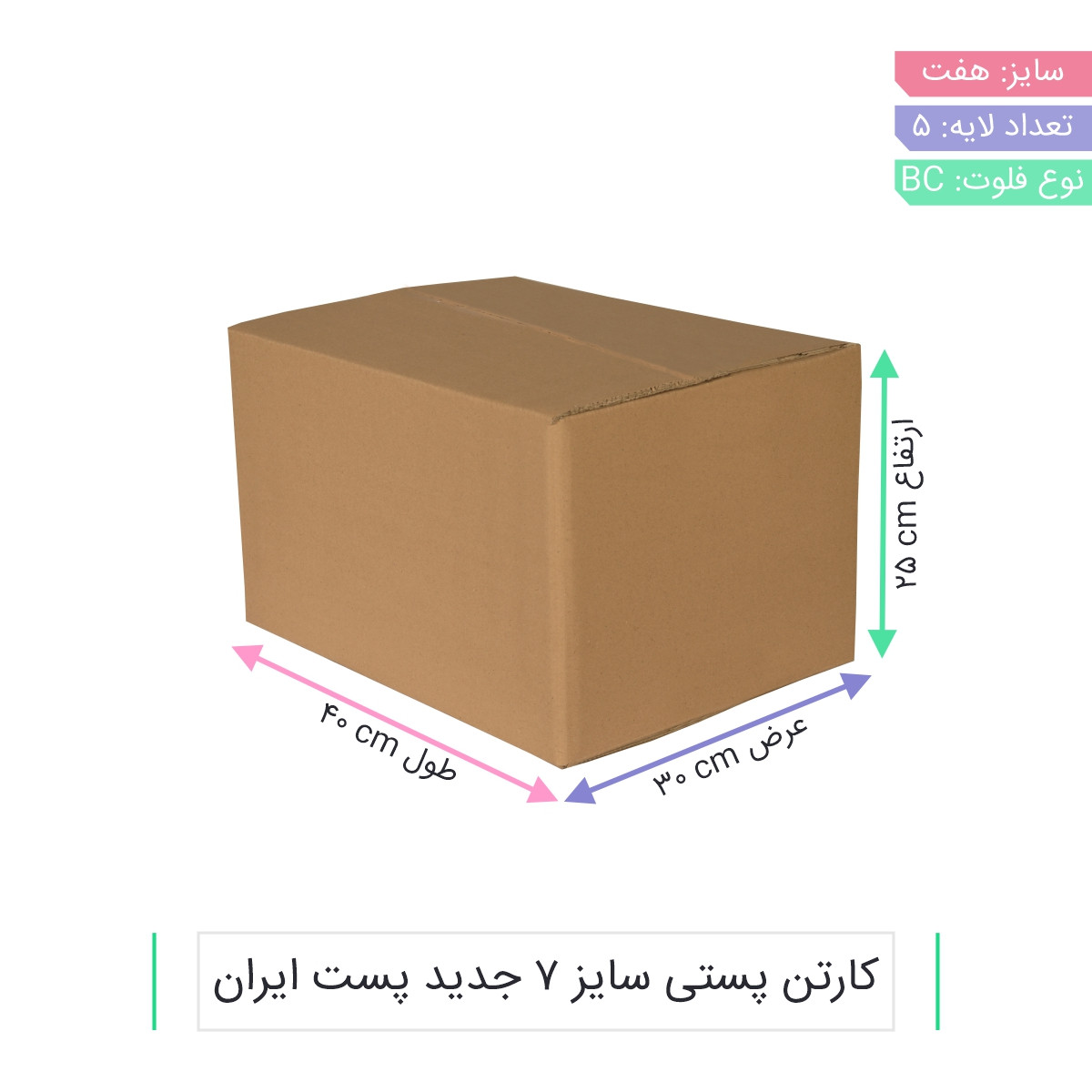 کارتن بسته بندی مدل CS-B01-27 بسته 10عددی کارتن بسته بندی مدل CS-B01-27 بسته 10عددی