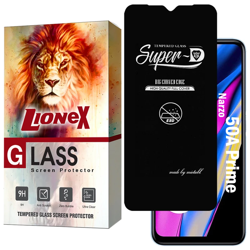 محافظ صفحه نمایش لایونکس مدل SUPERDNL مناسب برای گوشی موبایل ریلمی Narzo 50A Prime