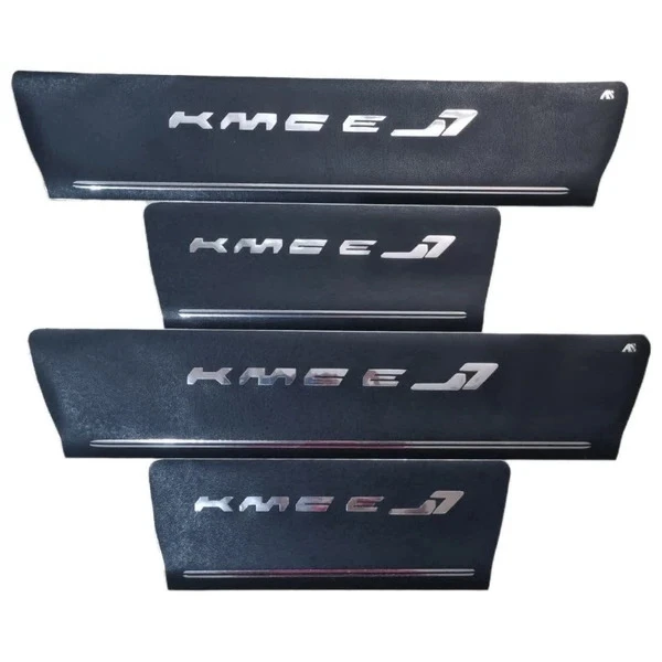 برچسب پارکابی خودرو استیک طرح چرم کد M363 مناسب برای KMC EJ7 مجموعه 4 عددی