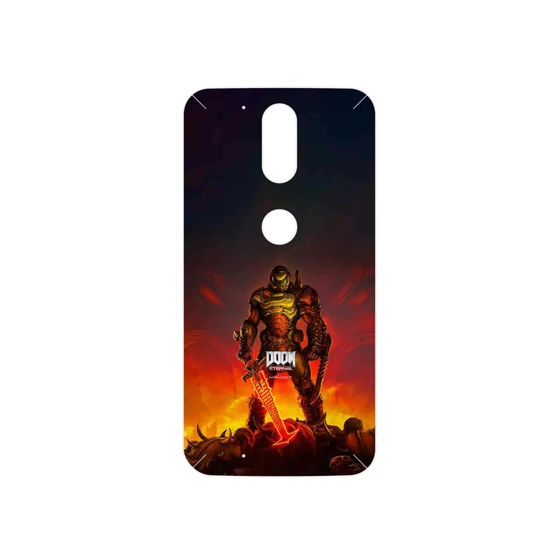 برچسب پوششی ماهوت مدل DOOM Game Series مناسب برای گوشی موبایل موتورولا Moto G4