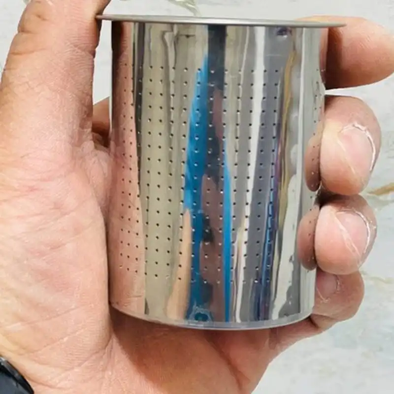 صافی قوری استیل ضد زنگ مدل استوانه