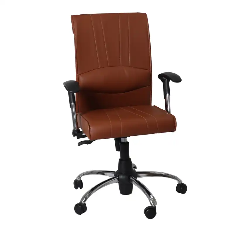 صندلی اداری طبی مدل S370K طرح چرمی