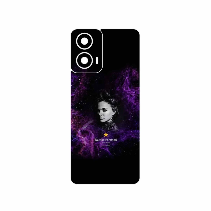 برچسب پوششی ماهوت مدل Natalie Portman مناسب برای گوشی موبایل موتورولا Moto G24