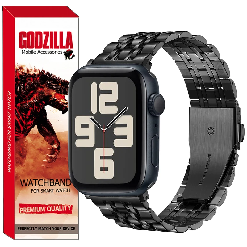 بند گودزیلا مدل 7ROWS مناسب برای اپل واچ سری 7/8/9 سایز 45mm