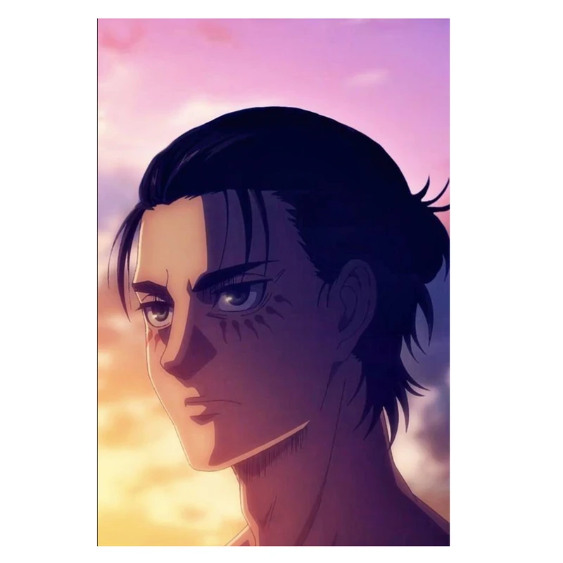 پوستر مدل ارن ییگر Eren yeager طرح انیمه Attack on titan کد 413