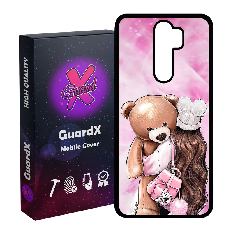 کاور گارد ایکس طرح Girl مدل Glass10088 مناسب برای گوشی موبایل شیائومی Redmi 9 / 9 Prime