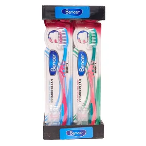 مسواک بنسر مدل پریمیر کلینینگ با برس متوسط بسته 12 عددی