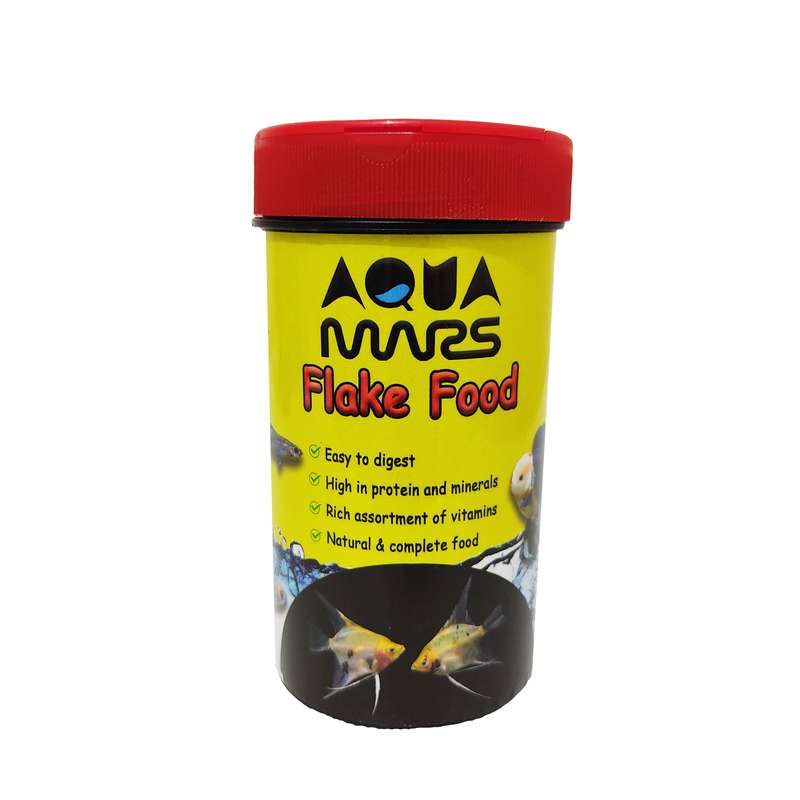 غذا ماهی آکوا مارس مدل Flake کد A07 وزن 50 گرم