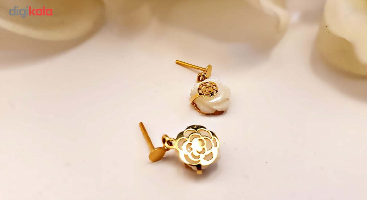 گوشواره طلا 18 عیار گالری آمانژ مدل D172