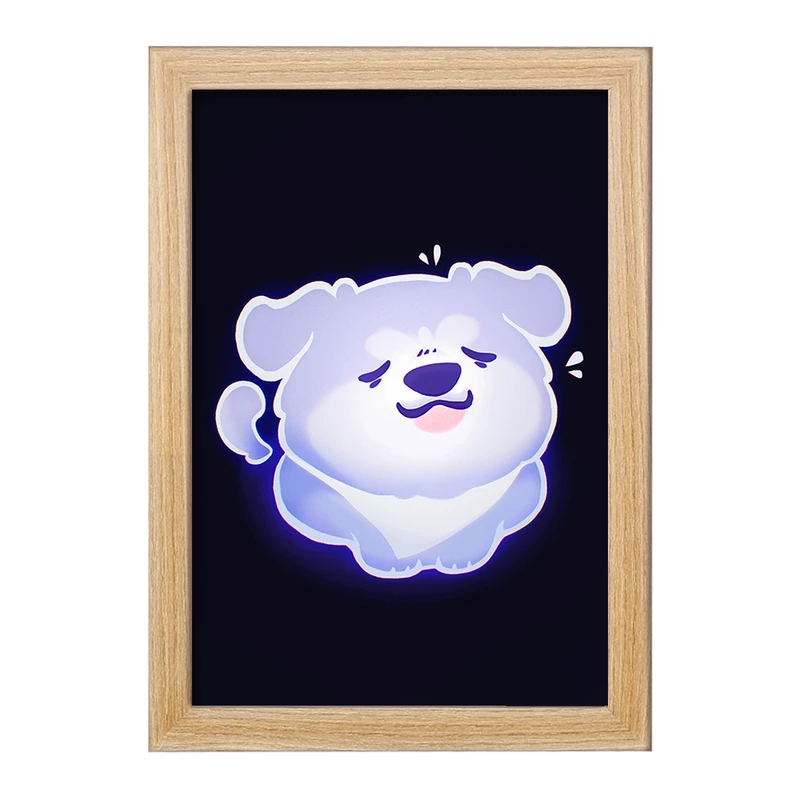 تابلو خندالو مدل سگ حیوانات بامزه  کد 21047