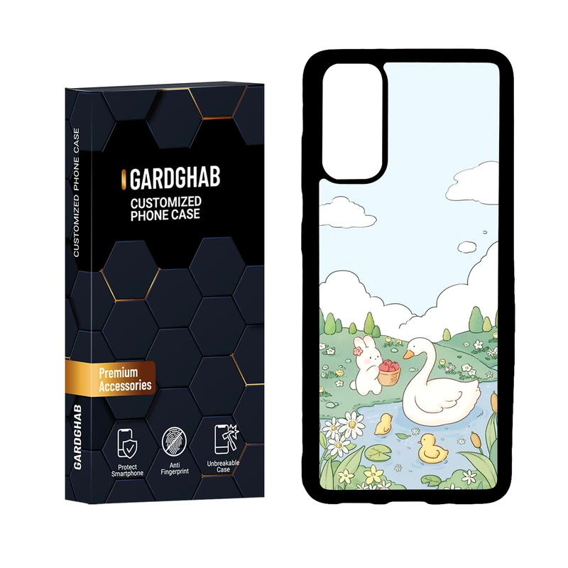 کاور گارد قاب مدل دور ژله ای فانتزی مناسب برای گوشی موبایل سامسونگ Galaxy S20