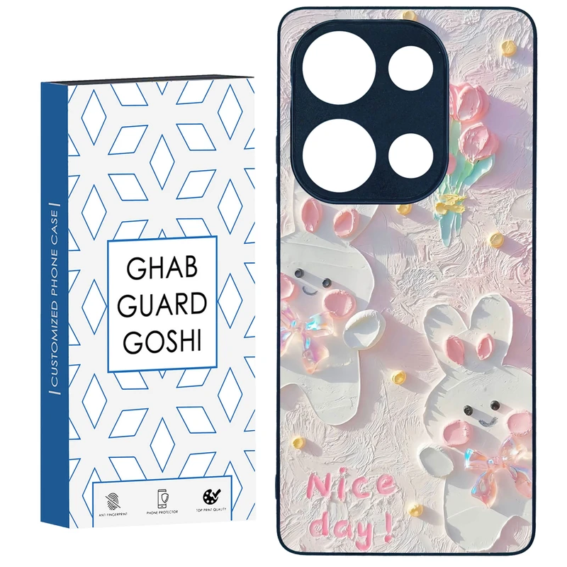 کاور قاب گارد گوشی طرح گل کد TPU-214 مناسب برای گوشی موبایل شیائومی Redmi Note 13 Pro 4G / Poco M6 Pro 4G