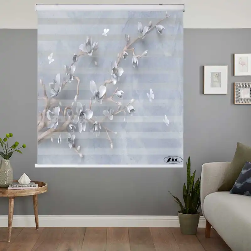 پرده زبرا زیو کد 3D1225 سایز 150x200 سانتی متر