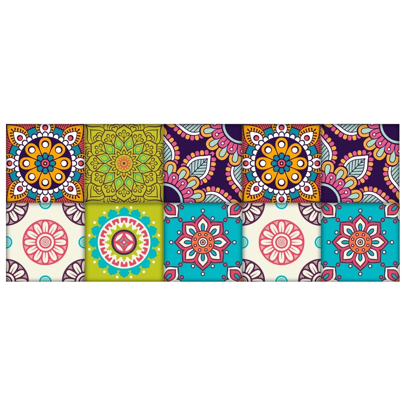 استیکر کاشی باروچین سری zht-5 بسته 10 عددی