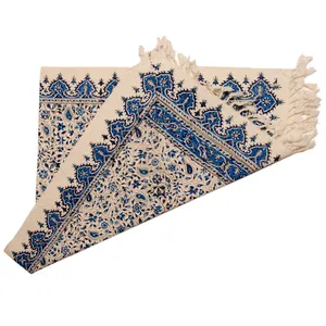 سفره قلمکار اثر زابلیان طرح 117-11-118 سایز 60 در 120 سانتی متر