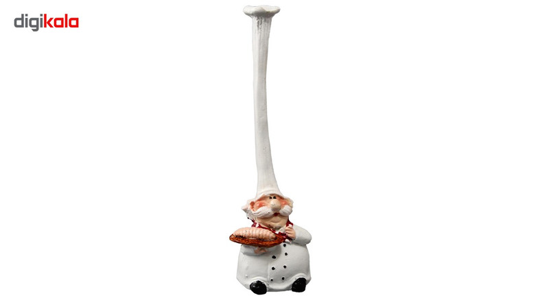 مجسمه طرح آشپز کلاه بلند کد AL-020020058 مجموعه 4 عددی