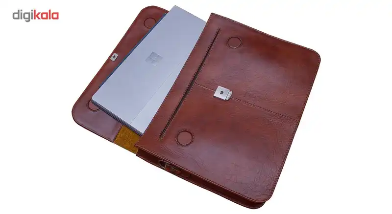 تبلت مایکروسافت مدل Surface Pro 2017 - A به همراه کیبورد سیگنیچر رنگ آبی کبالت و کیف چرم صنوبر  - ظرفیت 128 گیگابایت