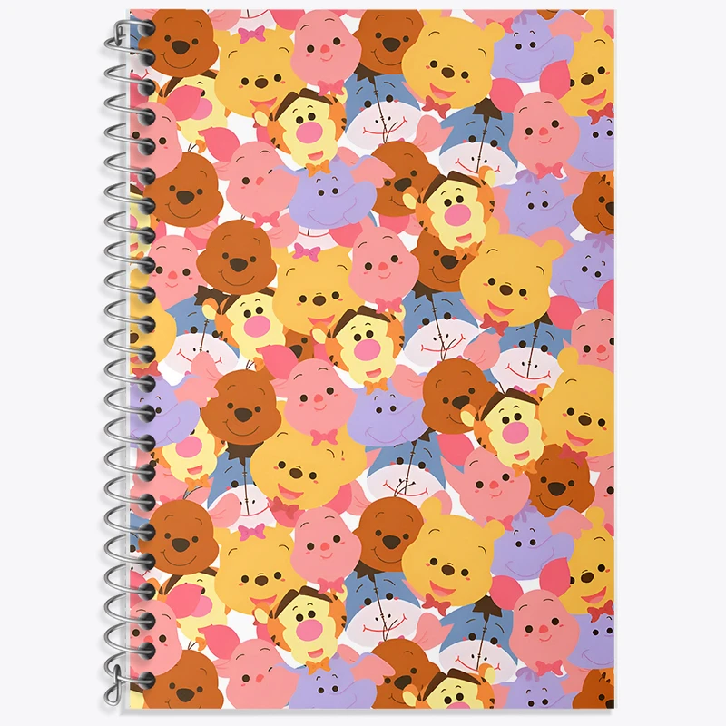 دفتر نت موسیقی 50 برگ خندالو طرح پترن خرس پو کد N5220