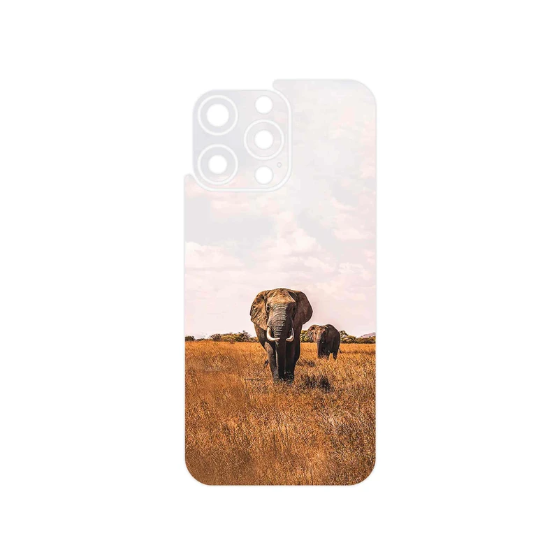برچسب پوششی ماهوت مدل Elephant مناسب برای گوشی موبایل اپل iPhone 15 Pro Max