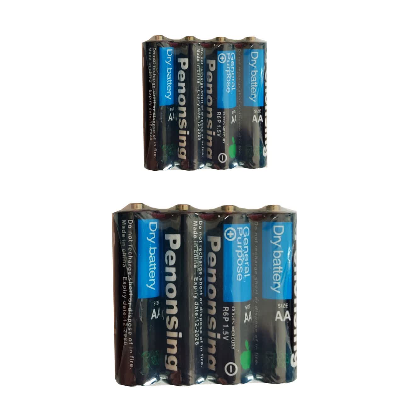 باتری قلمی و نیم قلمی پنانسینگ مدل R03 &R6C بسته 8 عددی