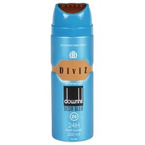 اسپری مردانه دیوایز مدل downhil Desir Bleu حجم 200 میلی لیتر