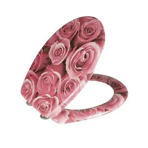 درپوش توالت فرنگی ونکو مدل Roses
