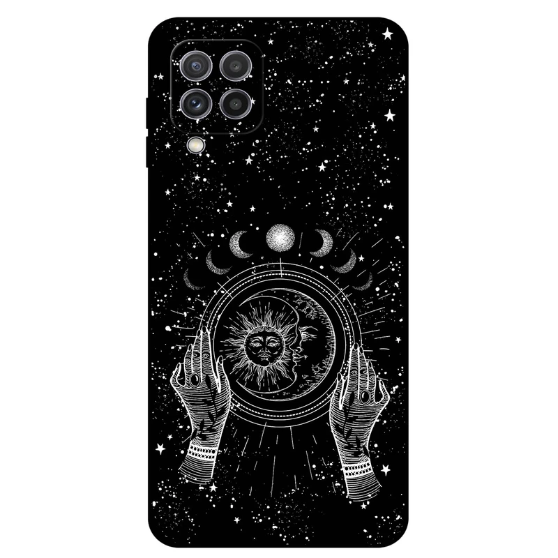 کاور مگافون طرح ماه و خورشید مدل 1892 مناسب برای گوشی موبایل سامسونگ Galaxy A22 4G