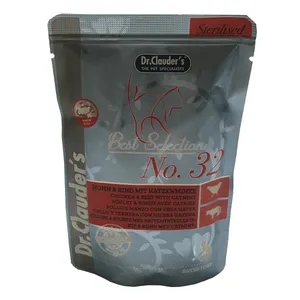 غذای پوچ گربه دکتر کلادرز مدل Chicken & Beef وزن 85 گرم