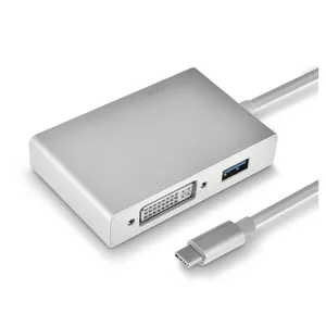 MN USB- Type c To VGA/ DVI/HDMI/USB Adapter