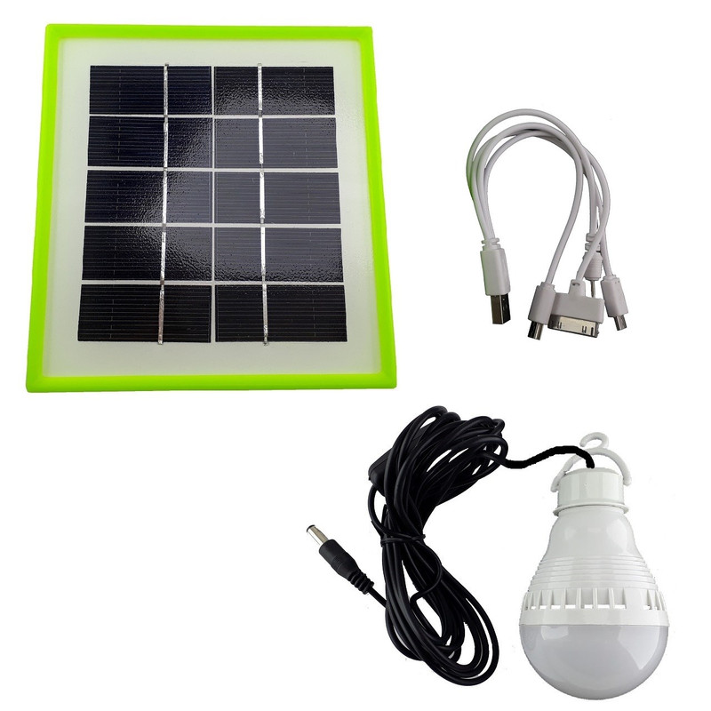 شارژر خورشیدی و چراغ اضطراری هونگ تای مدل HT-3889