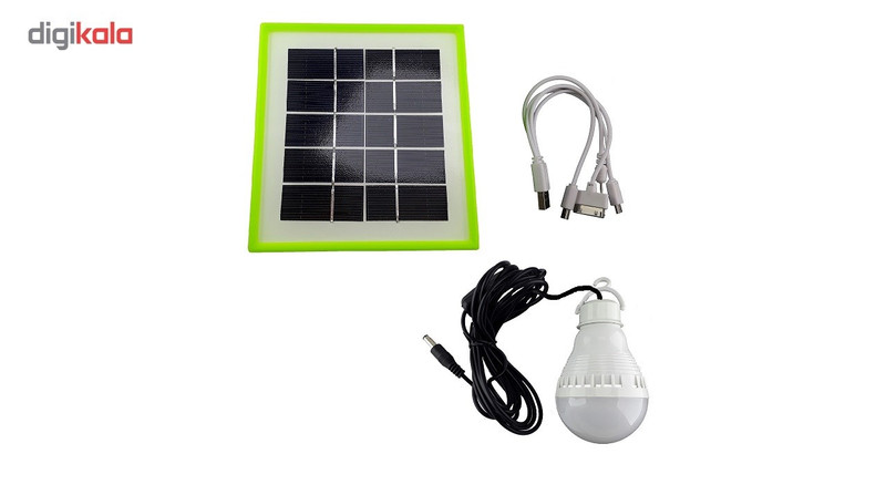 شارژر خورشیدی و چراغ اضطراری هونگ تای مدل HT-3889