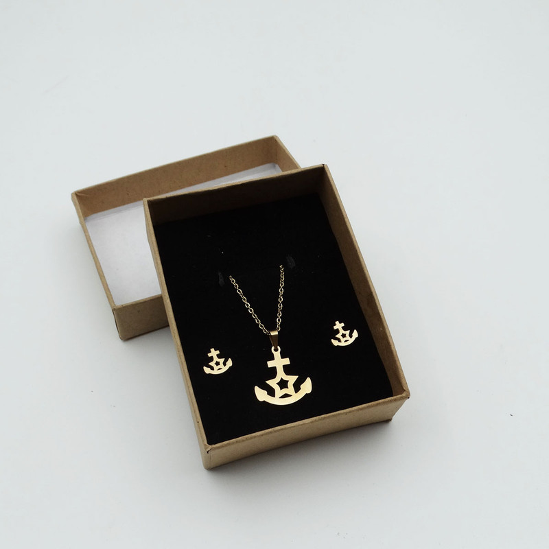 نیم ست دخترانه مدل لنگر زیبا کد SZ 12