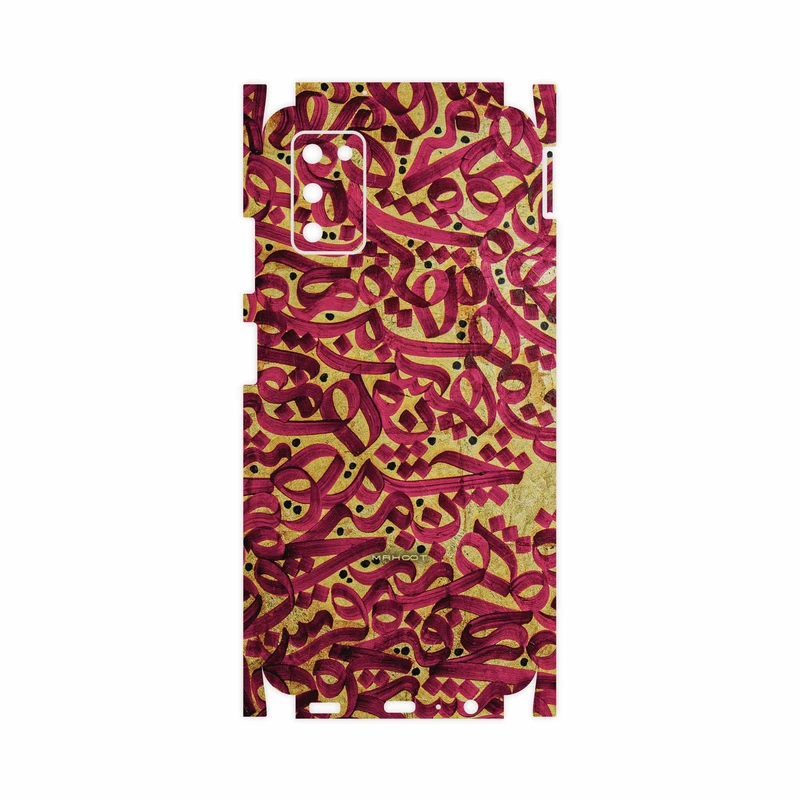برچسب پوششی ماهوت مدل Nastaliq-6-FullSkin مناسب برای گوشی موبایل سامسونگ Galaxy A03S