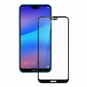 محافظ صفحه نمایش شیشه ای تمام چسب مدل Full Glue مناسب برای گوشی هوآوی Nova 3E / P20 Lite