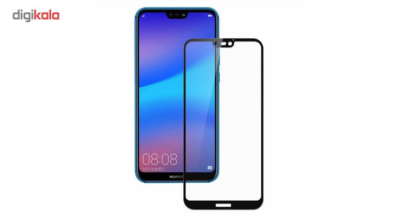 محافظ صفحه نمایش شیشه ای تمام چسب مدل Full Glue مناسب برای گوشی هوآوی Nova 3E / P20 Lite main 1 1