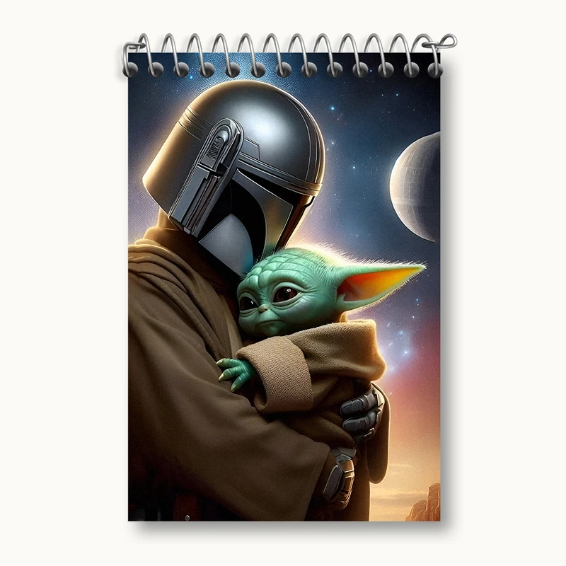 دفتر یادداشت 50 برگ خندالو طرح جنگ ستارگان (Star Wars)  کد N3799