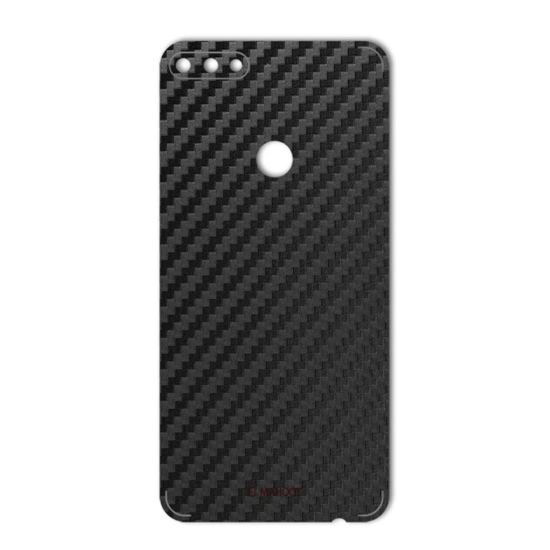 برچسب پوششی ماهوت مدل Carbon-fiber Texture مناسب برای گوشی Huawei Y7 Prime 2018