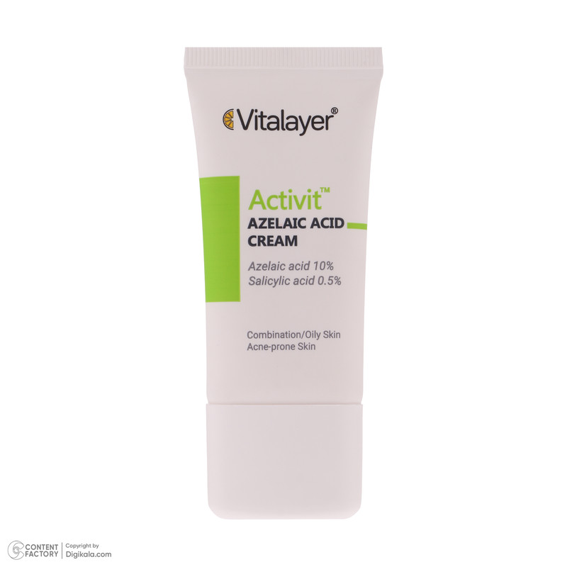 کرم ضد جوش ویتالیر مدل Activit مناسب پوست‌های آکنه‌ای حجم 30 میلی لیتر