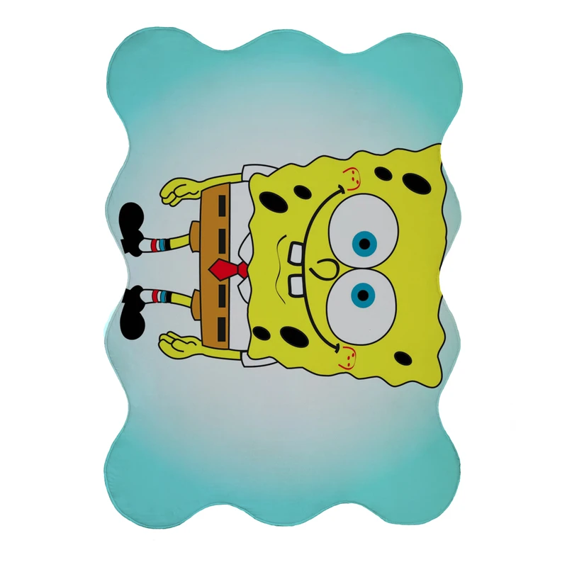 پادری مدل دالبر طرح باب اسفنجی کد 8518 سایز 80x110 سانتی متر 