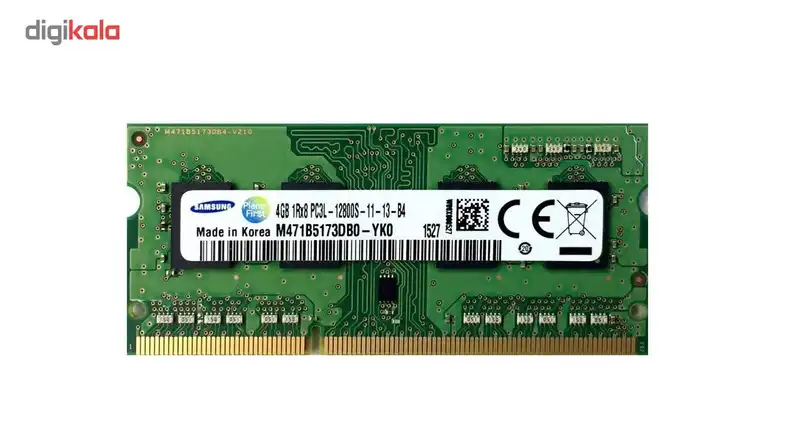 رم لپ تاپ سامسونگ مدل DDR3L 1600MHz ظرفیت 4 گیگابایت