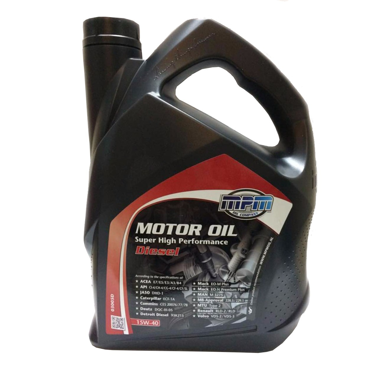 روغن موتور ام پی ام مدل Super High Performance Diesel 15w40 حجم 5 لیتر