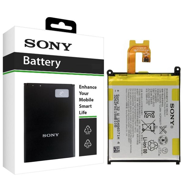 باتری موبایل سونی مدل LIS1543ERPC با ظرفیت 3200mAh مناسب برای گوشی موبایل سونی Xperia Z2