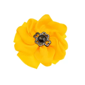 گیره مو زنانه مدل گل نگین دار