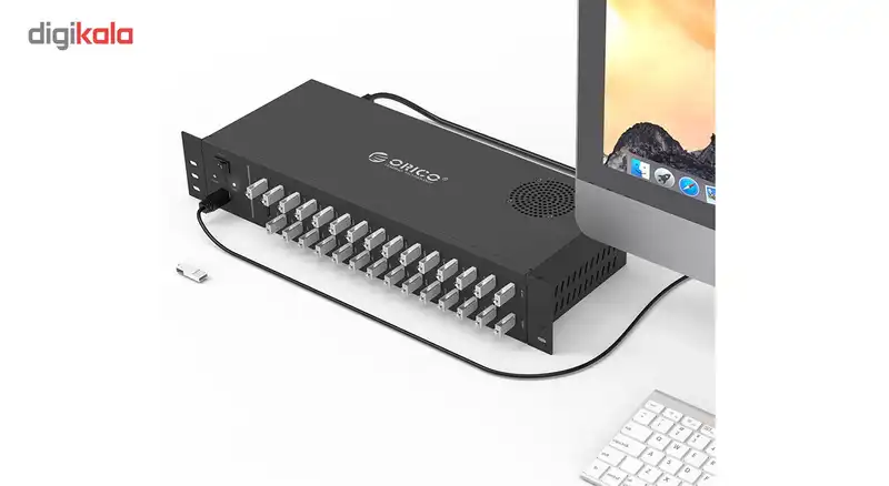 هاب USB صنعتی 30 پورت اوریکو مدل IH30U