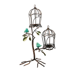 شمعدان چینی فلزی PDT کد 3298