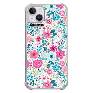 AKAM AMC-WTA14PLUS-FLOWERS2 Cover For Apple iPhone 14 Plus