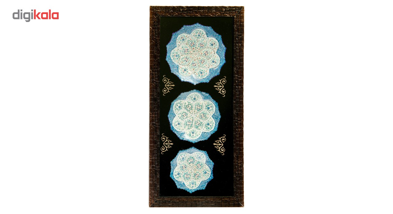 بشقاب مینا کاری آرت کن کد 5015 مجموعه ی 3 عددی