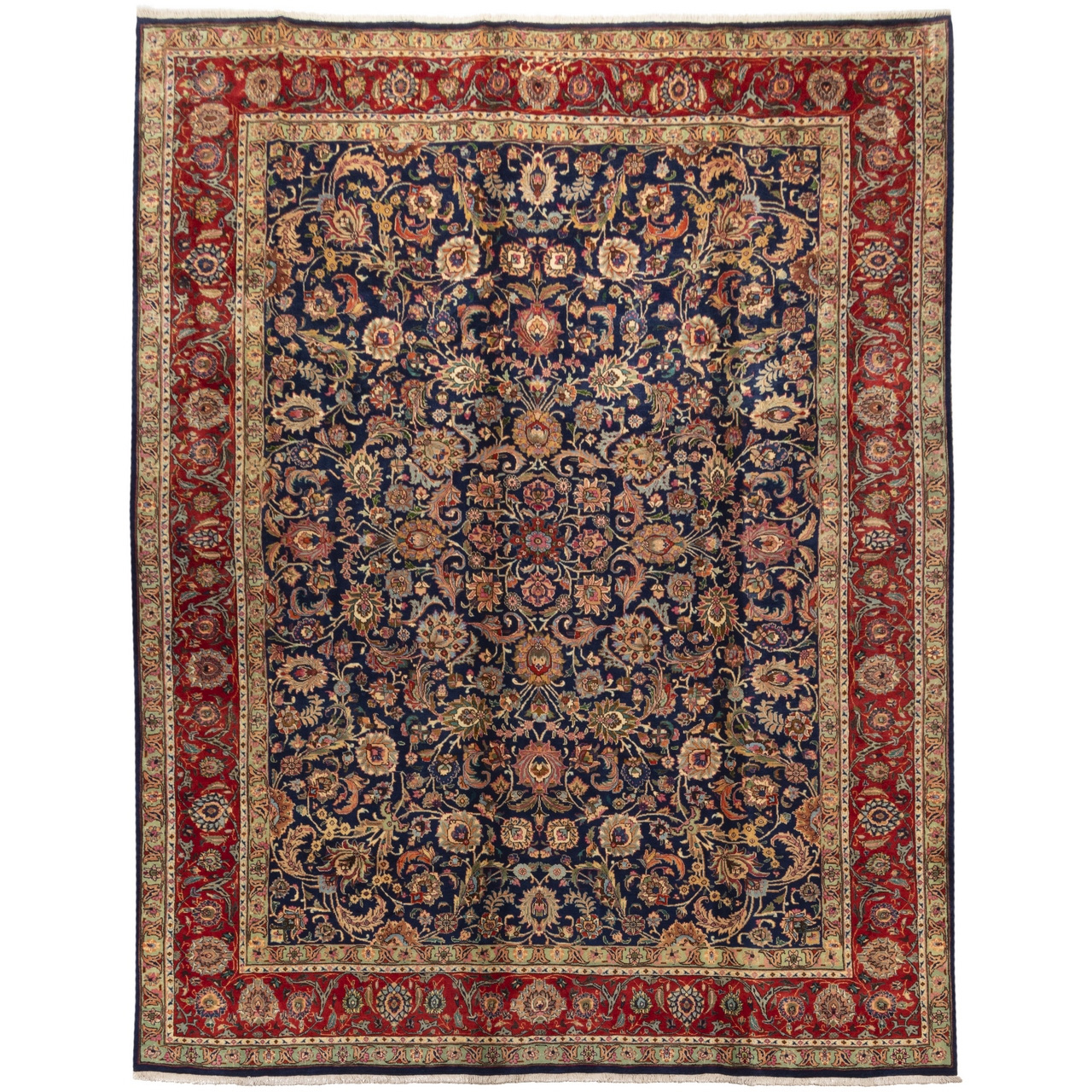 فرش دستباف قدیمی یازده متری سی پرشیا کد 187352